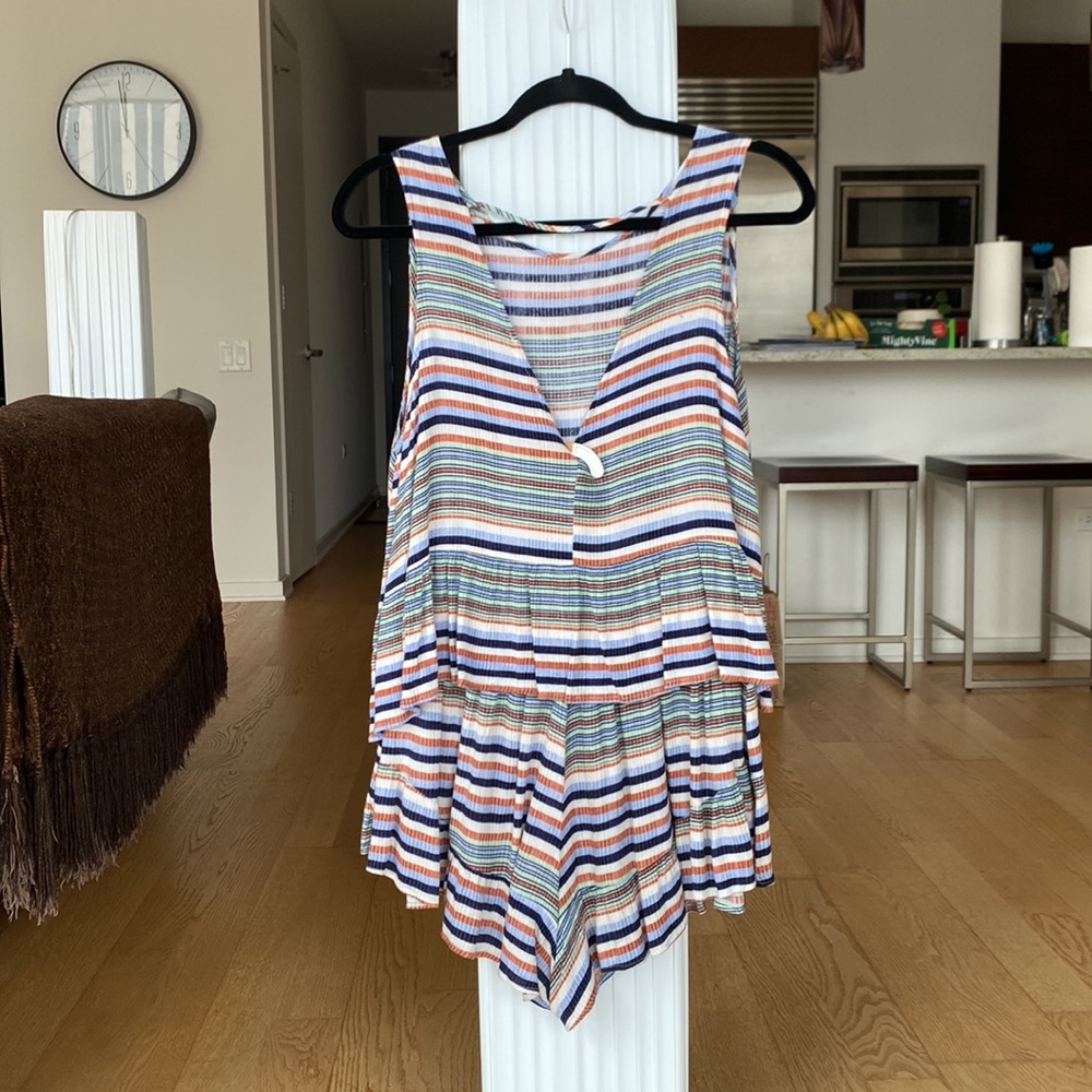 Lush Striped Matching Set - Picture 2 of 4